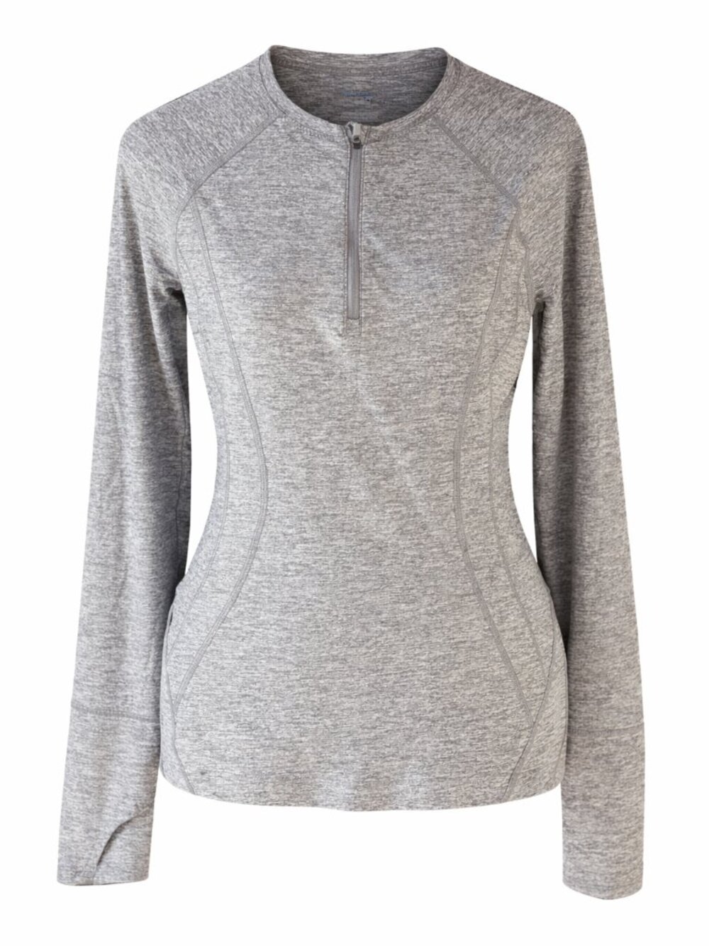 Athleta Pacifica Illume Half Zip Top XS Gray | UPF Athletic Running Workout